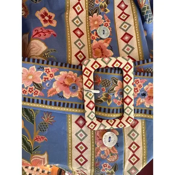 FARM RIO Women's Super Bloom Tapestry Cotton Minidress - Picture 8 of 8